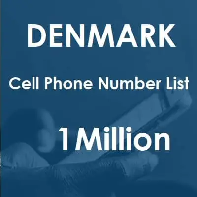 Denmark phone number data