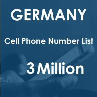 Germany phone number data