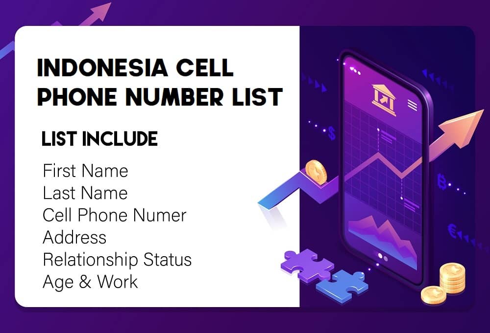 قائمة رقم الهاتف اندونيسيا