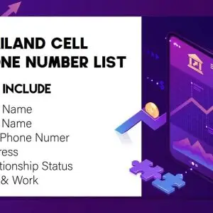 Thailand phone number data