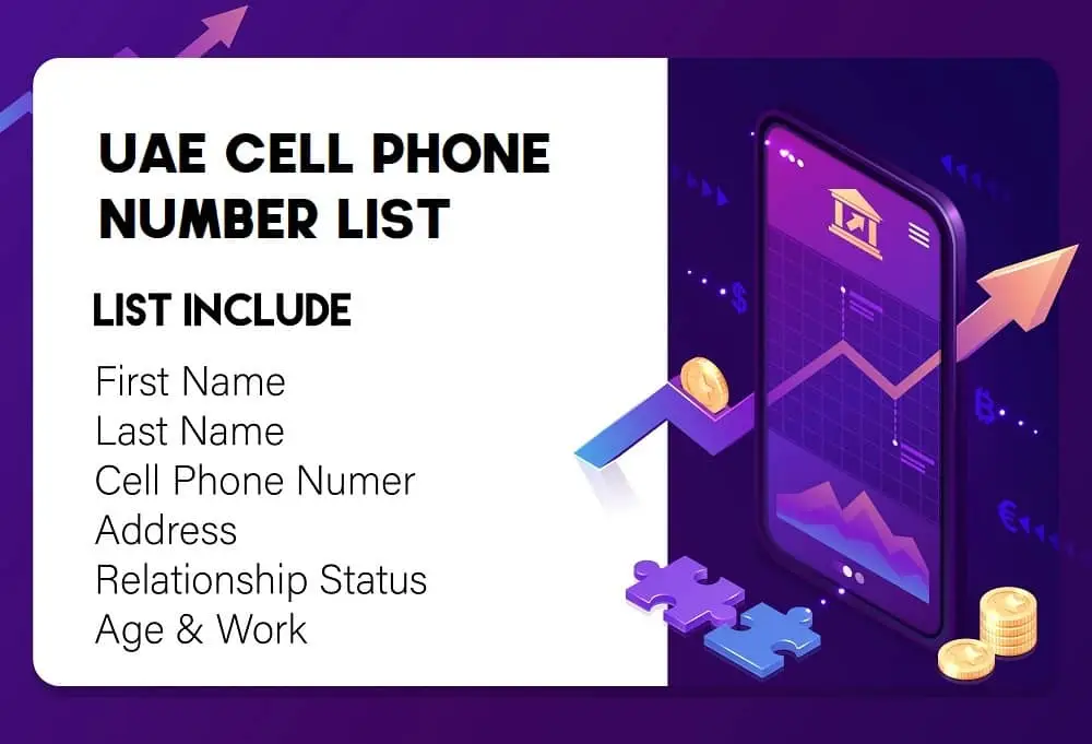 uae phone number data