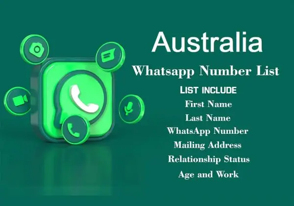 Australia whatsapp number data