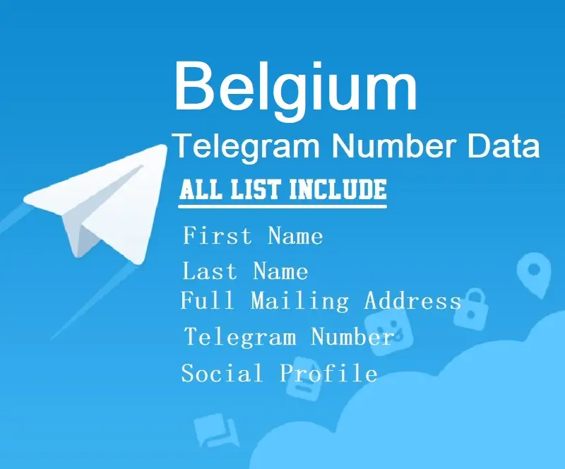 Belgium telegram data