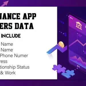 Binance App Users Data 1 Million Package