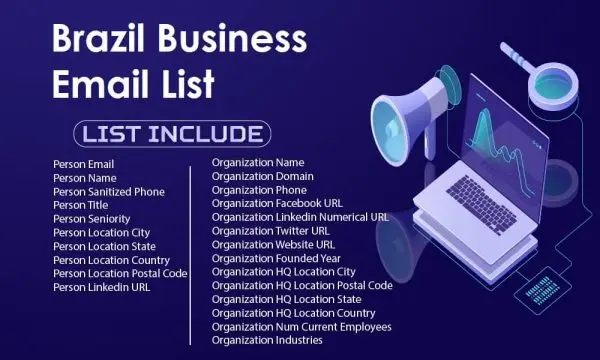 Brazil business email data