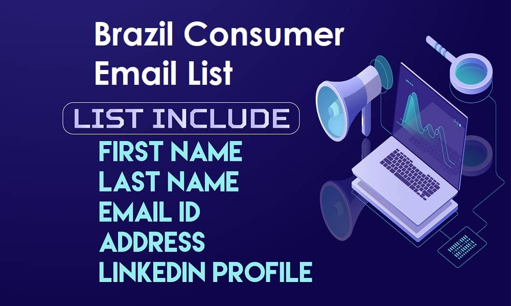 بيانات البريد الإلكتروني للمستهلك في البرازيل