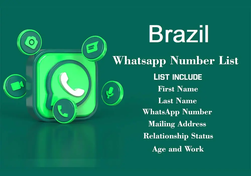 Brazil whatsapp number data