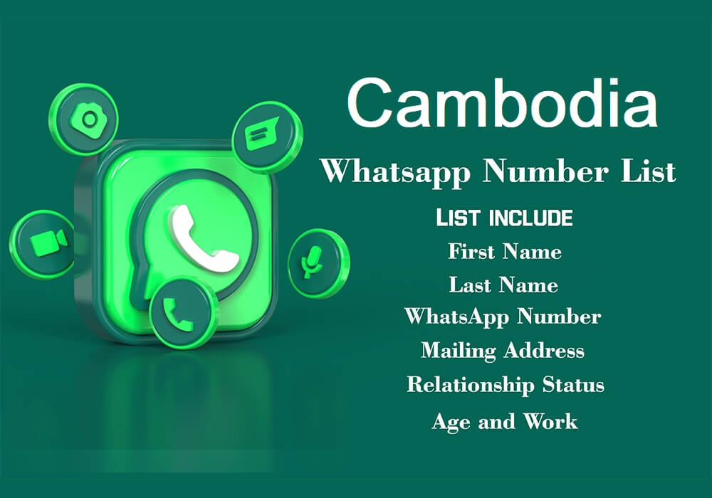 رقم WhatsApp في كمبوديا