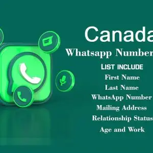 Canada whatsapp number data