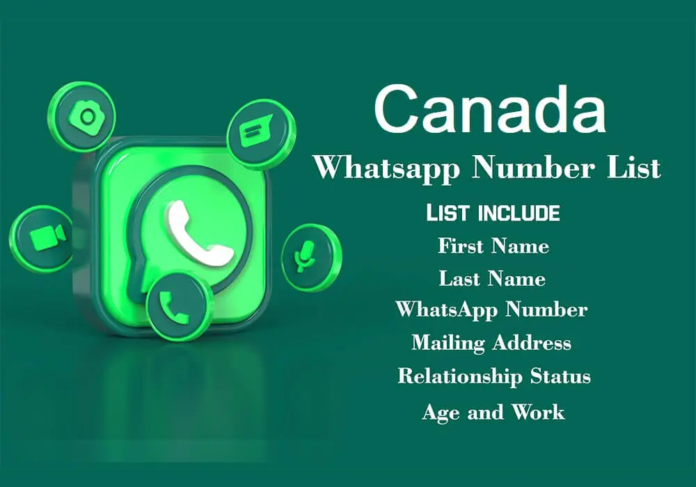 Canada whatsapp number data