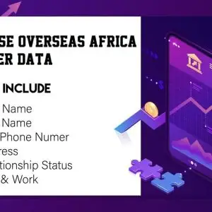 Chinese Overseas Africa Number Data 1 Million Package