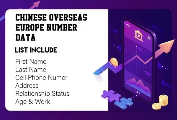 Chinese overseas europe phone number data