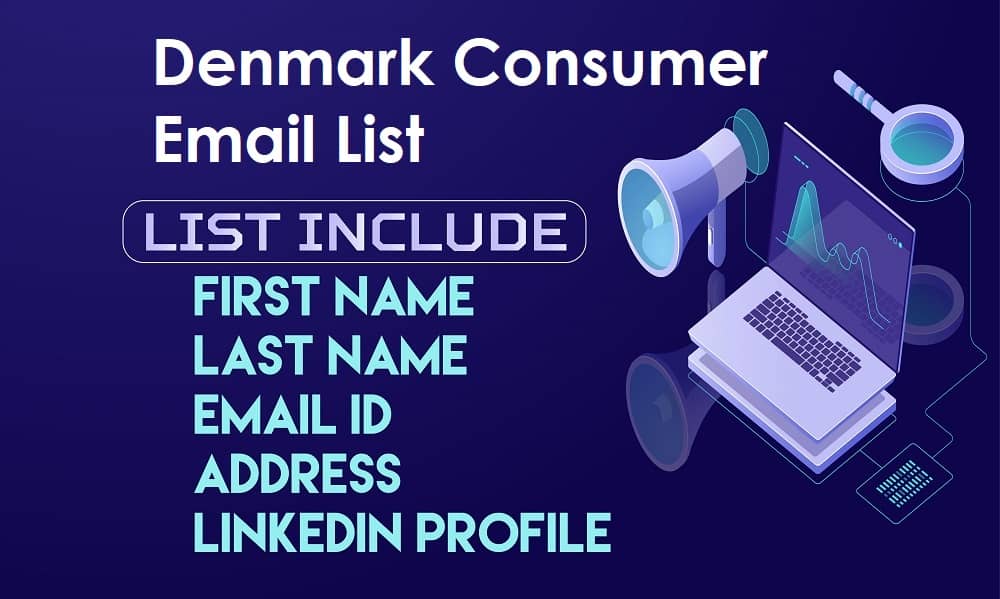 قائمة البريد الإلكتروني للمستهلك الدنماركي