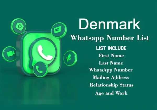 Denmark whatsapp number data