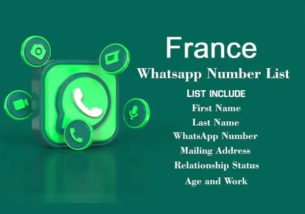 France whatsapp number data