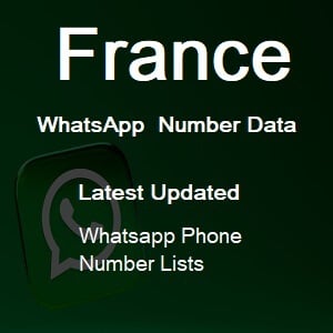 بيانات رقم Whatsapp في فرنسا