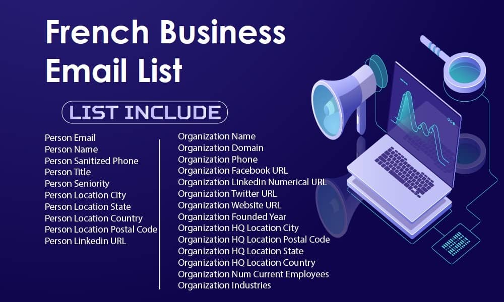 French Business Email List