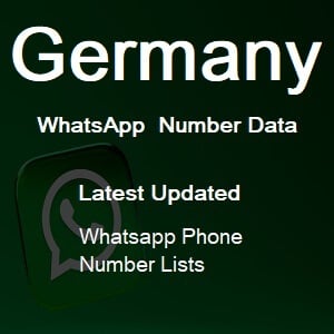 بيانات رقم Whatsapp ألمانيا