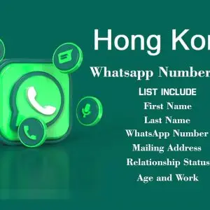 Hong Kong whatsapp number data