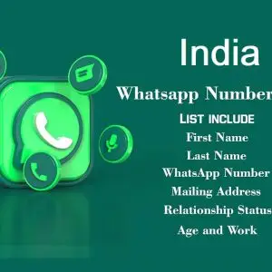 India whatsapp number data