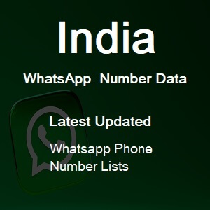 بيانات رقم Whatsapp في الهند