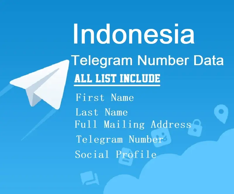 Indonesia telegram data