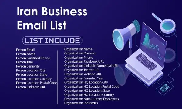 Iran business email list