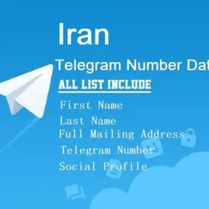 Iran telegram data