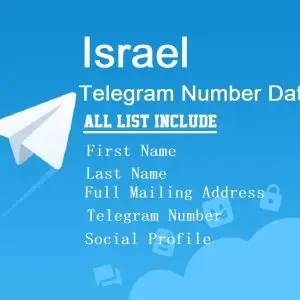 Israel telegram data