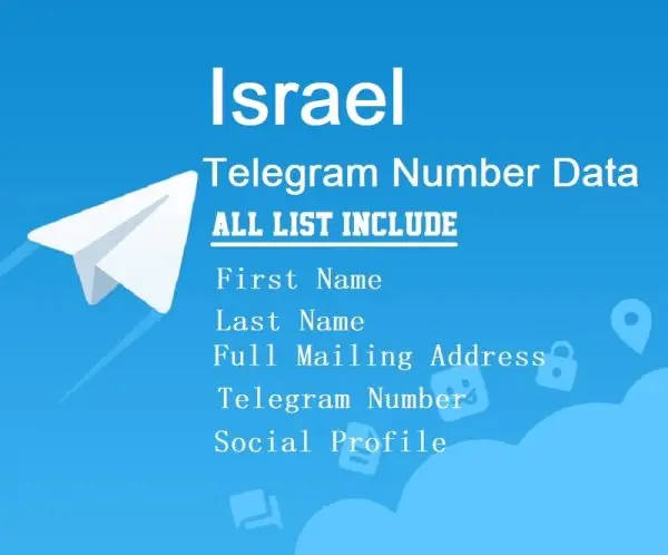 Israel telegram data