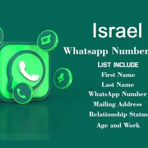 Israel whatsapp number data