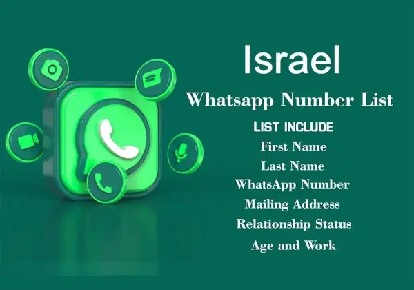 Israel whatsapp number data