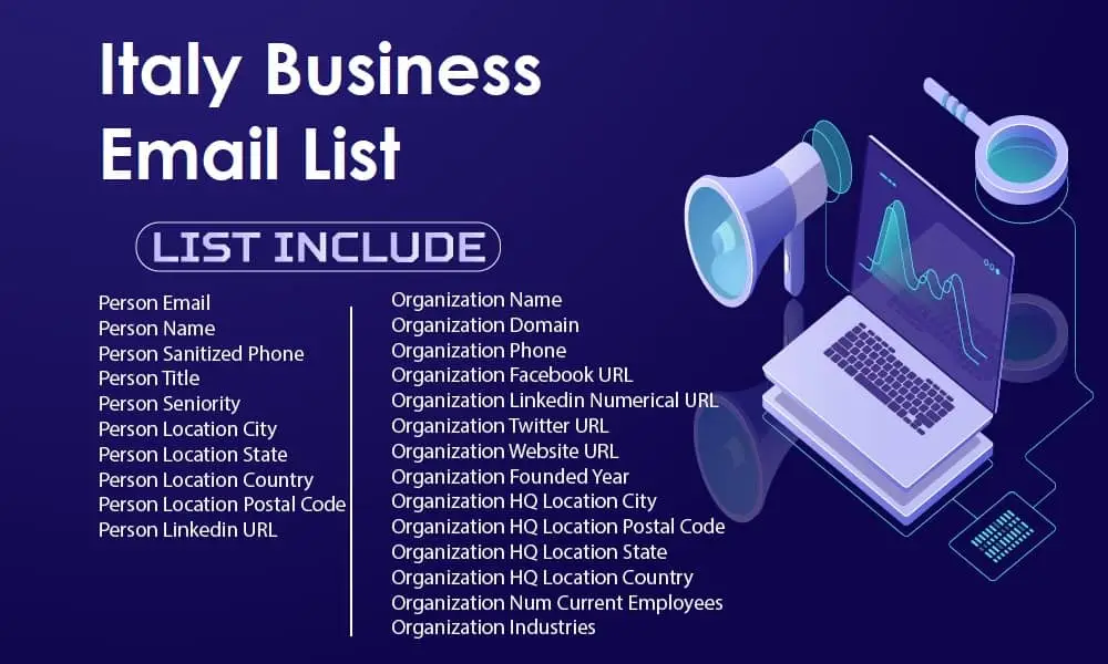 Italy business email list