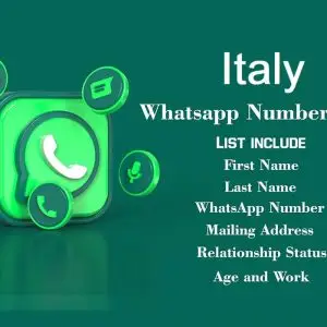 Italy whatsapp number data