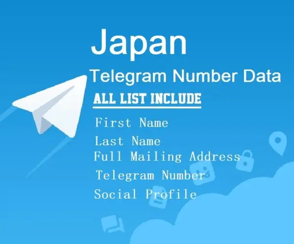 Japan telegram data