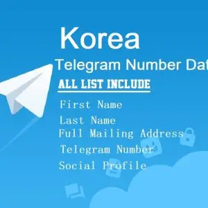 Korea telegram data