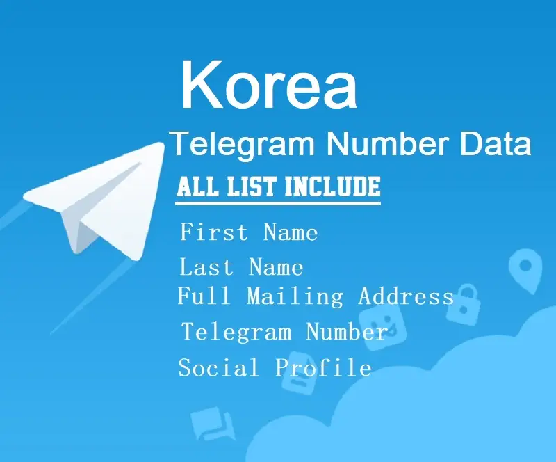 Korea telegram data