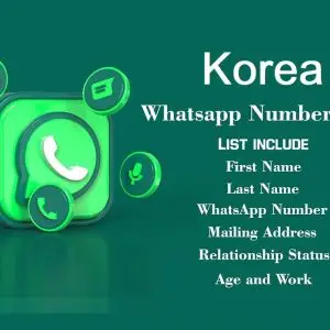 Korea whatsapp number data