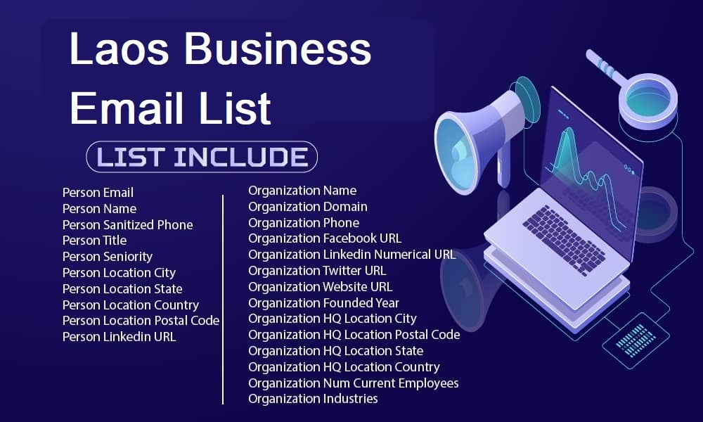 老挝企业电子邮件列表