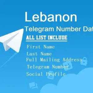 Lebanon telegram data