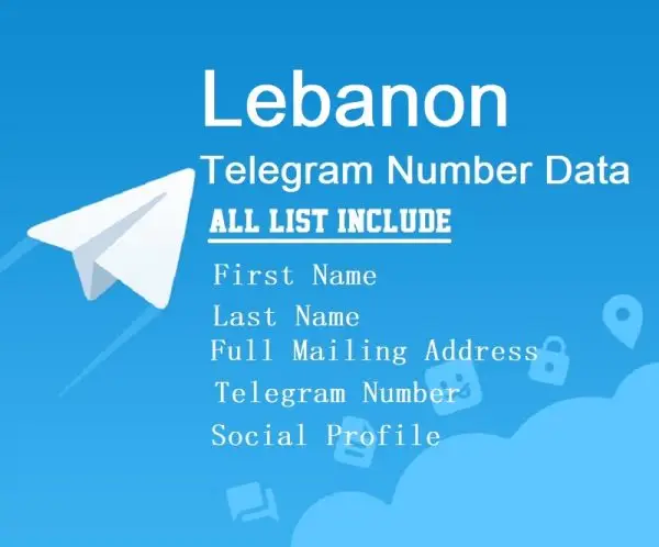 Lebanon telegram data