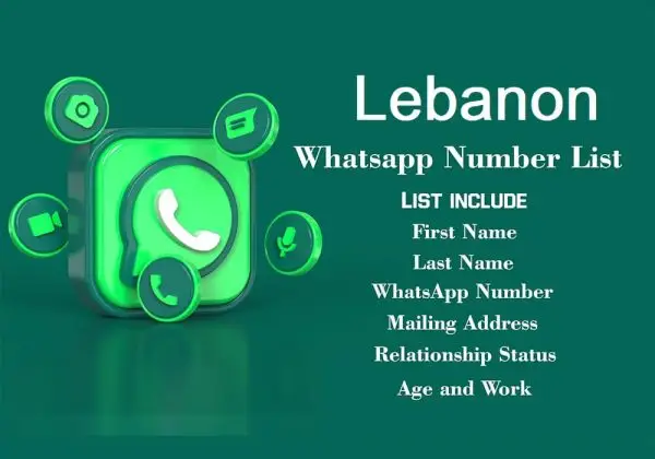 Lebanon whatsapp number data