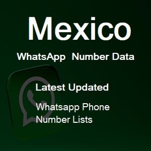 بيانات رقم Whatsapp في المكسيك