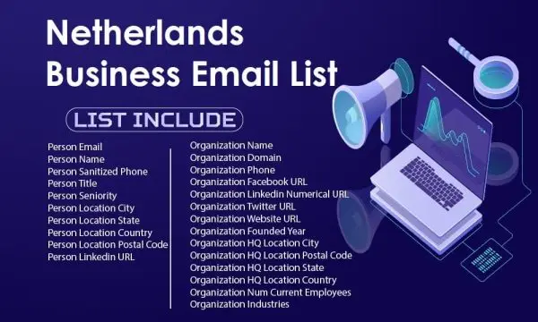 Netherlands business email list