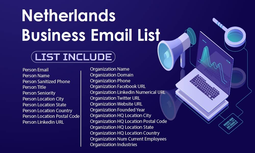 荷兰企业电子邮件列表