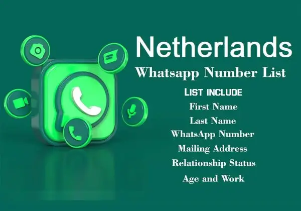 Netherlands whatsapp number data