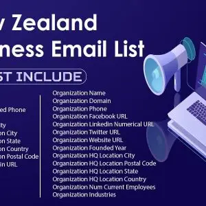 New Zealand Business Email List Full Package