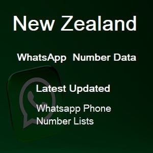 بيانات رقم Whatsapp في نيوزيلندا