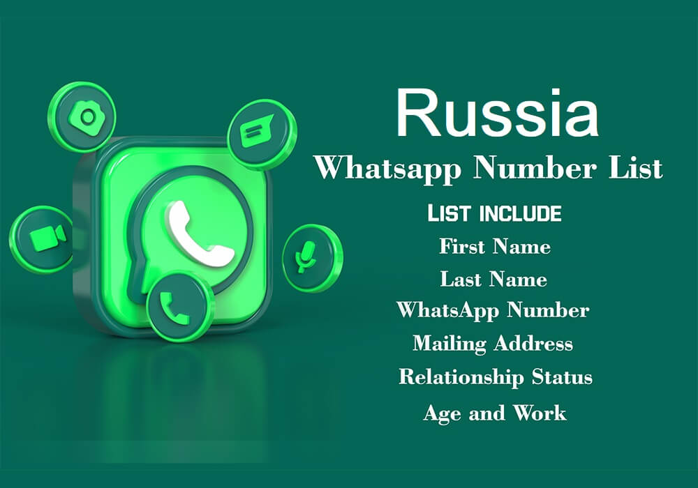 رقم WhatsApp روسيا