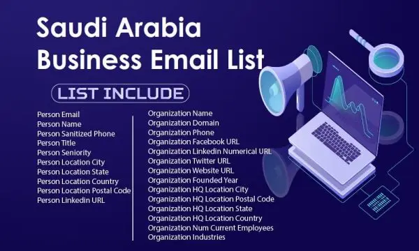 Saudi Arabia business email list